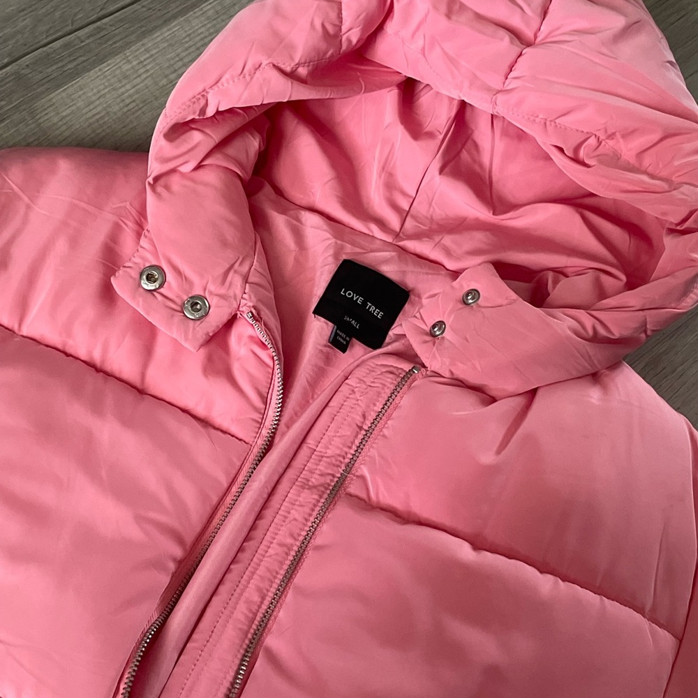 Pink Puffer Jacket - Picture 2 of 3